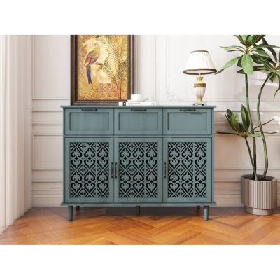 Versatile 3-Door Cabinet for Bedroom or Living Spaces