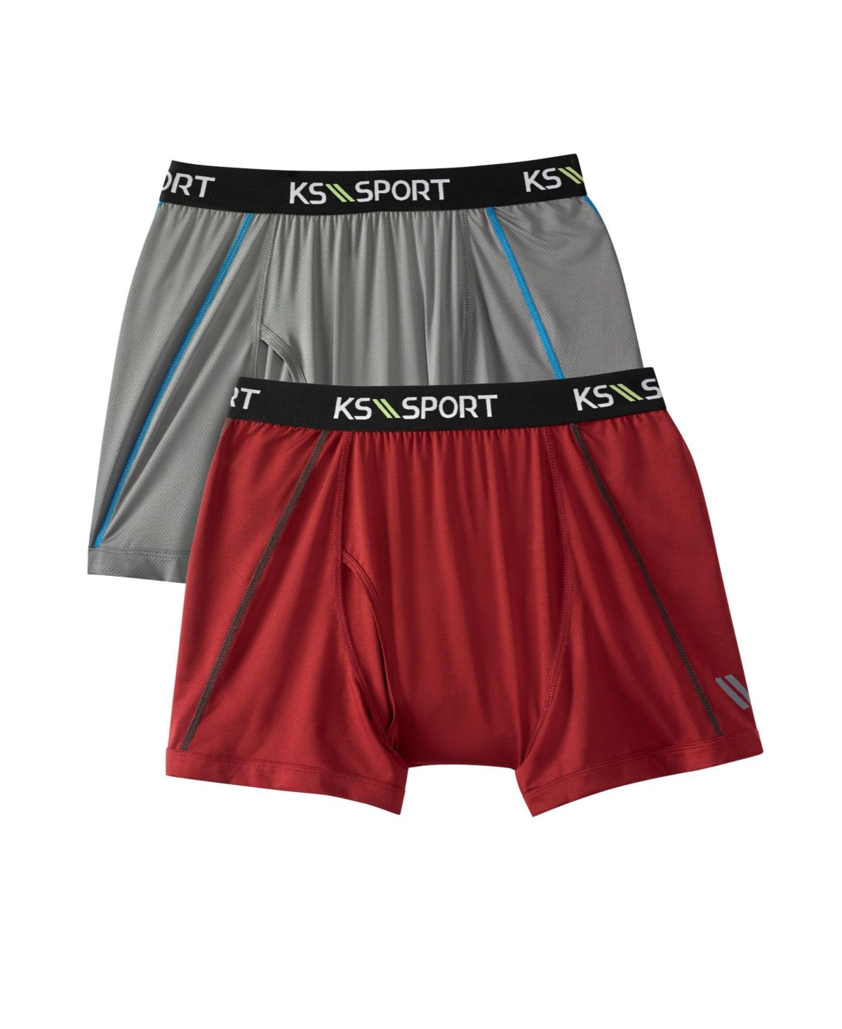 Big & Tall Ks Sport Performance Boxer Brief 2-Pack - Assorted dark colors