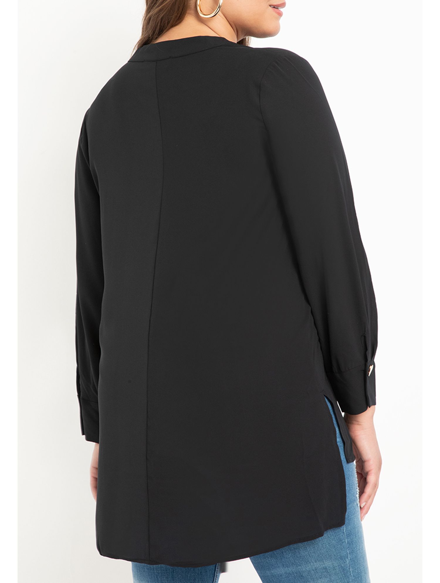 Women's Mandarin Collar Tunic