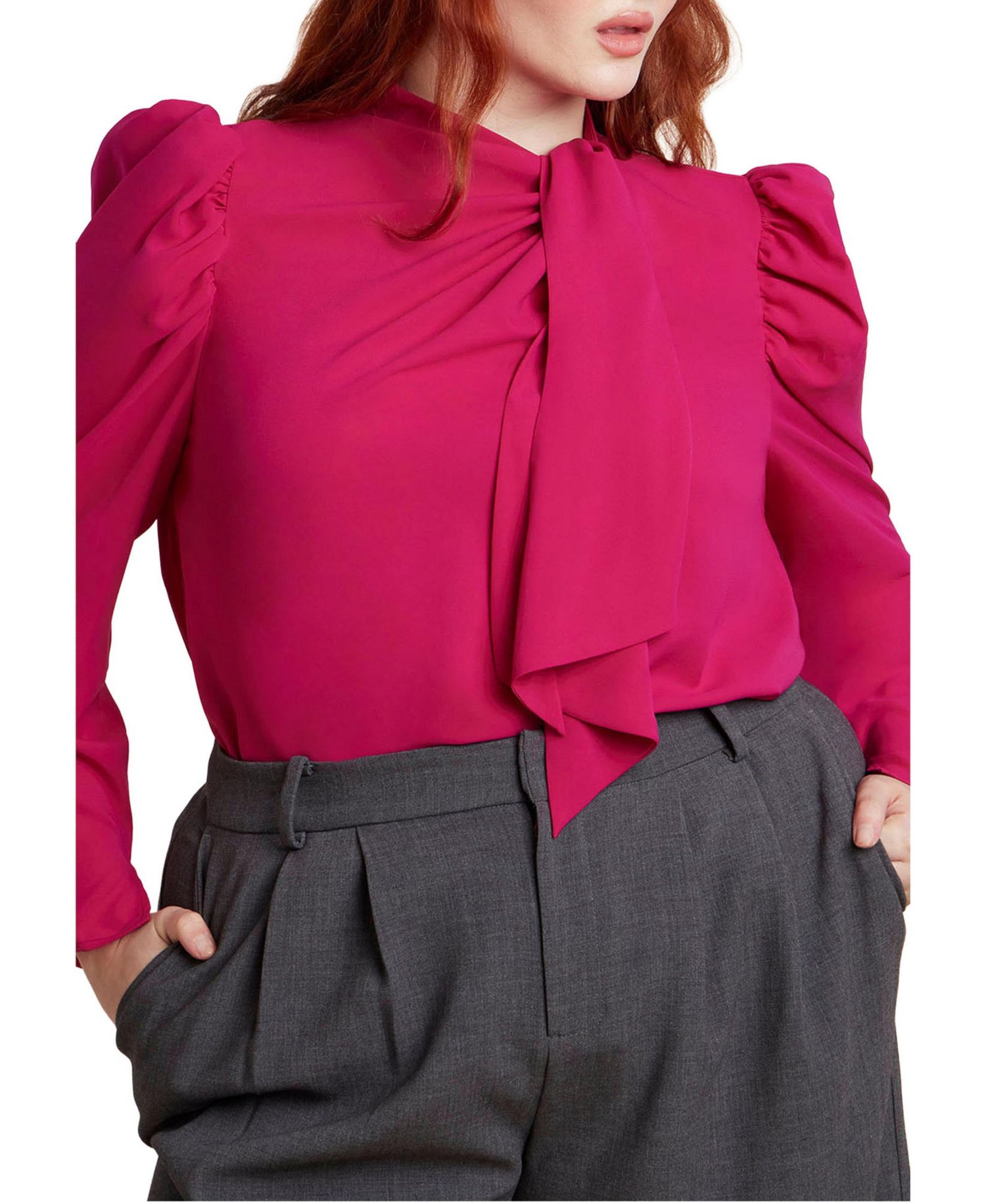 Women's Drape Front Blouse