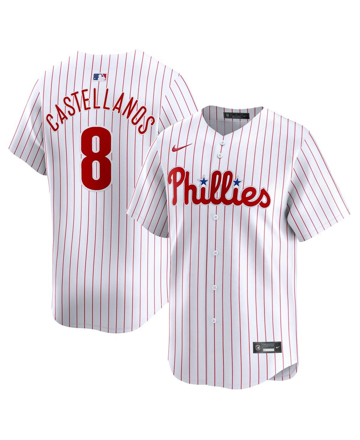 Nike Men's Nick CastellanosPhiladelphia Phillies Home Limited Player Jersey - White