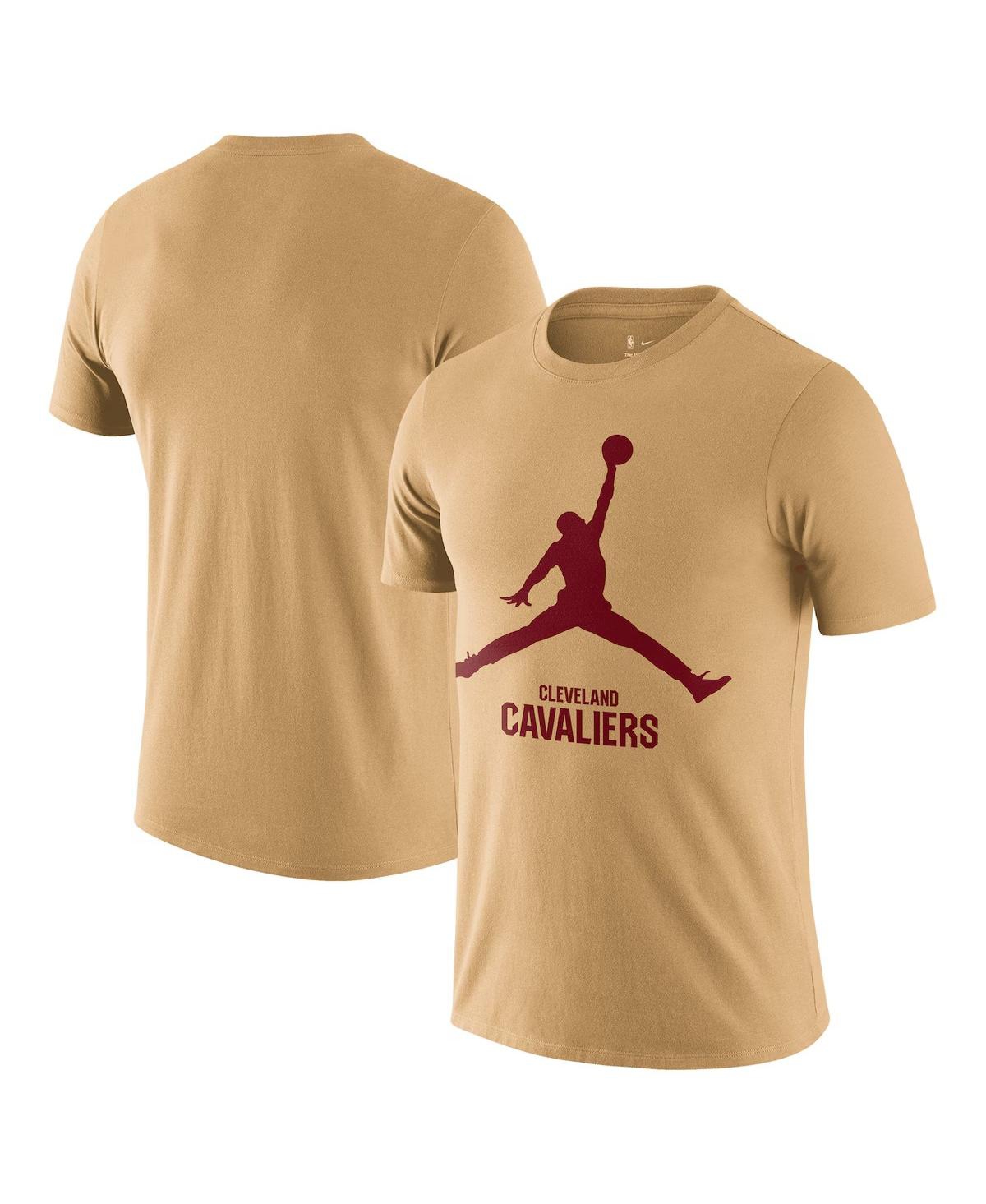 Nike Men's Gold Cleveland Cavaliers Essential Jumpman T-Shirt - Gold