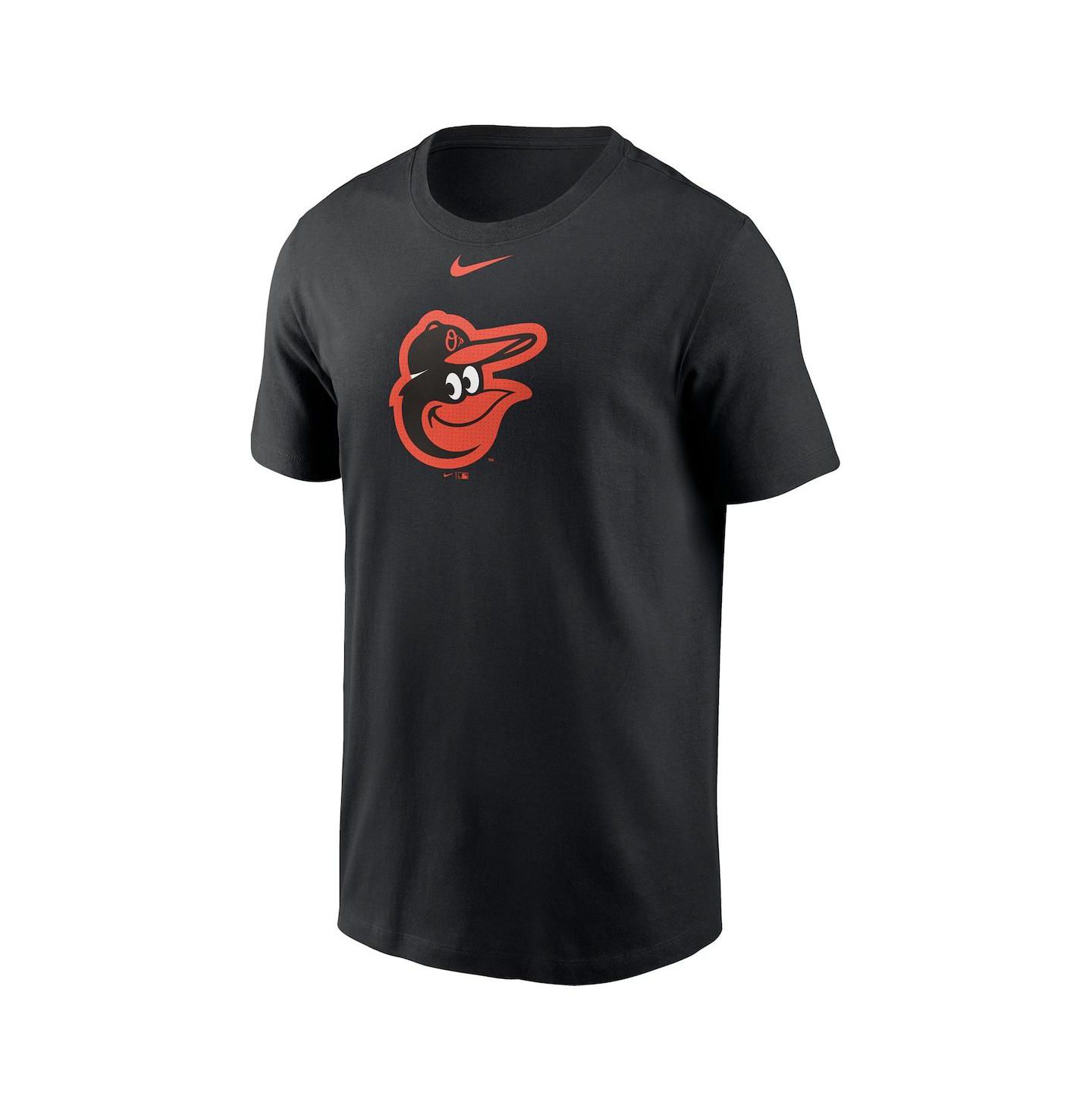 Мужская футболка Nike Black Baltimore Orioles Fuse Logo — фото 2
