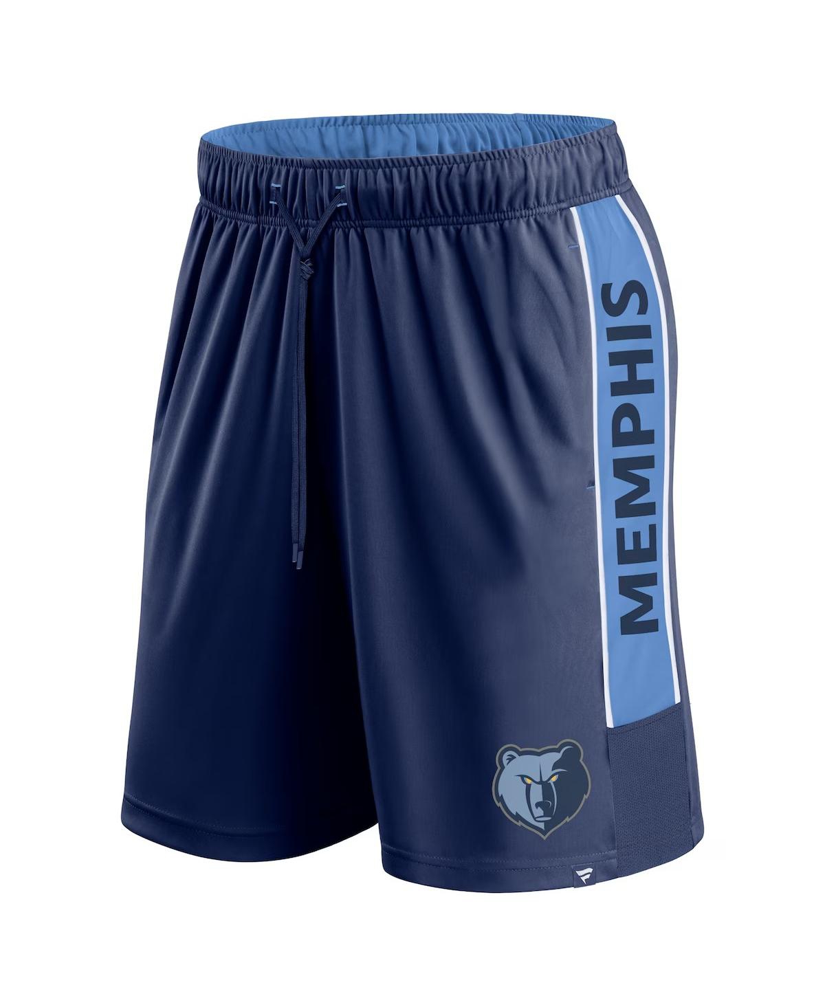 Shop Fanatics Men's Navy Memphis Grizzlies Game Winner Defender Shorts