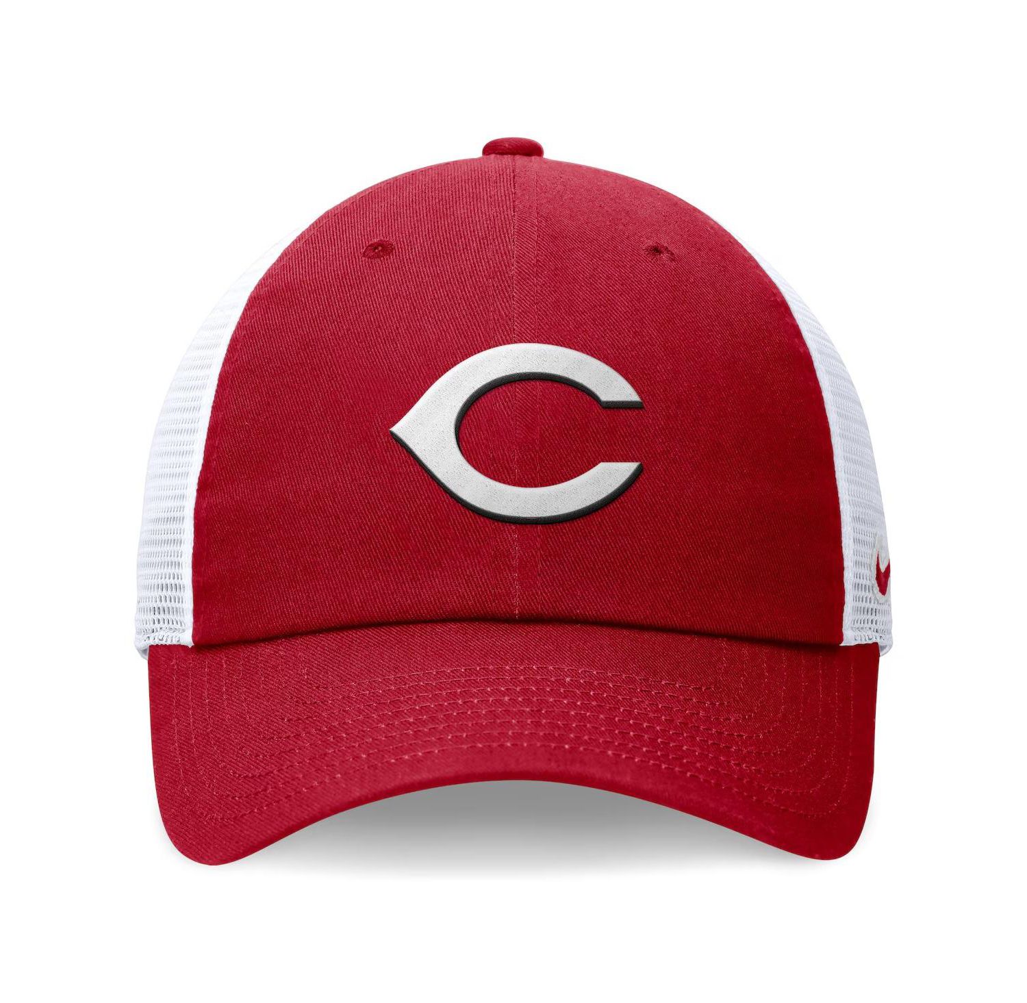 Men's Red Cincinnati Reds Evergreen Club Trucker Adjustable Hat