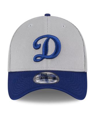 Men's Gray Los Angeles Dodgers 2024 Batting Practice 39THIRTY Flex Hat