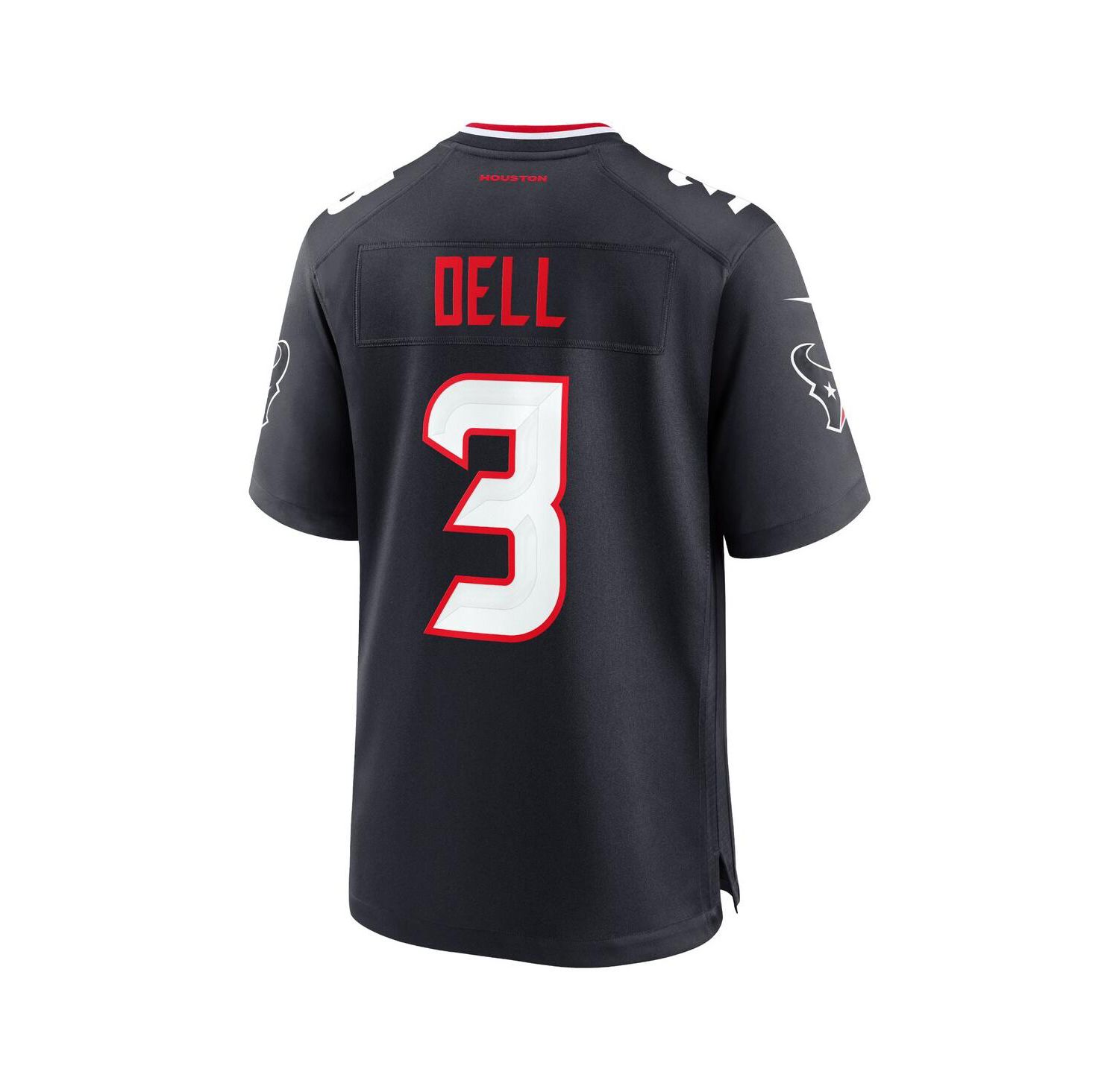 Men's Tank Dell Navy Houston Texans Game Jersey