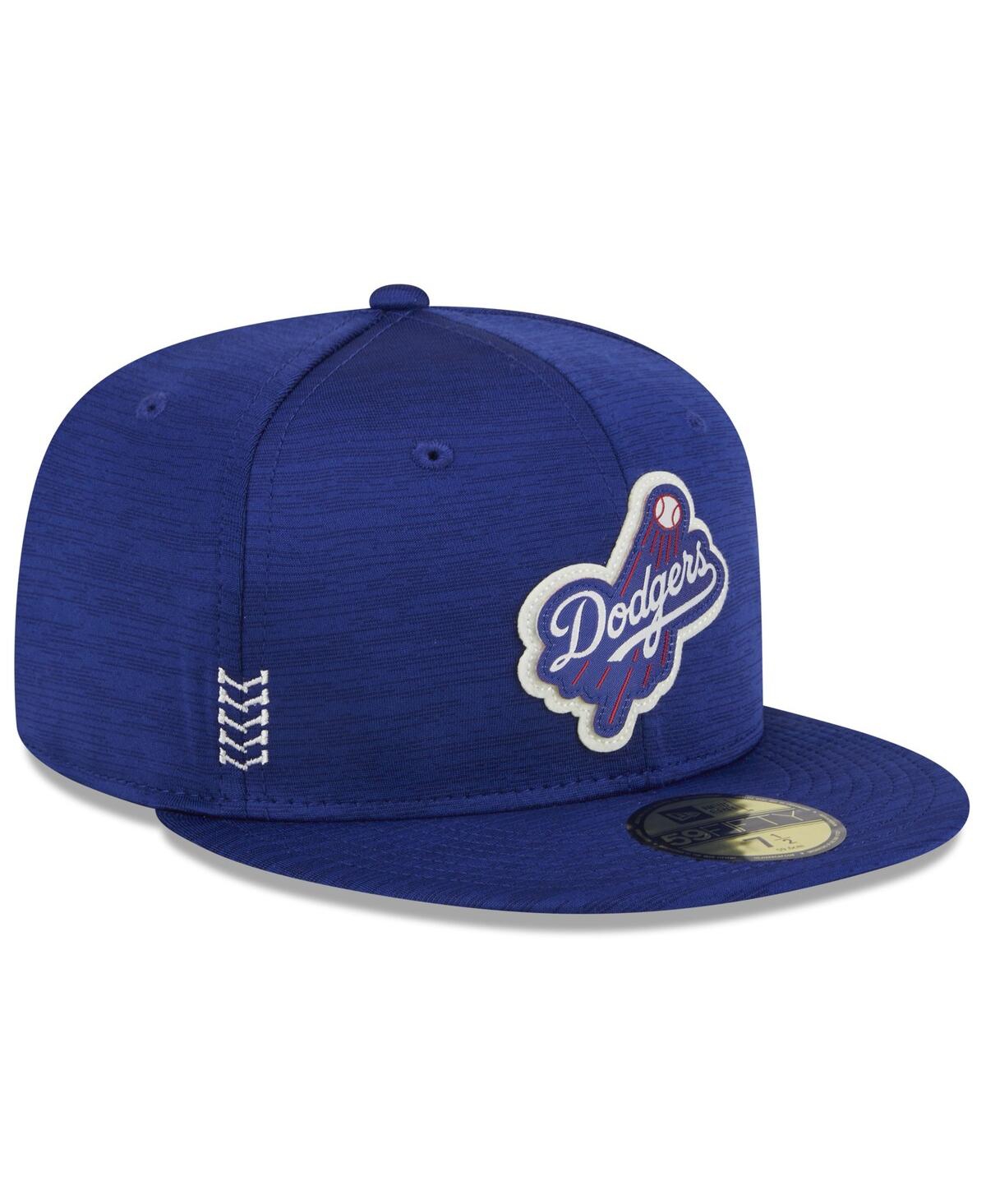 Shop New Era Men's Royal Los Angeles Dodgers 2024 Clubhouse 59fifty Fitted Hat