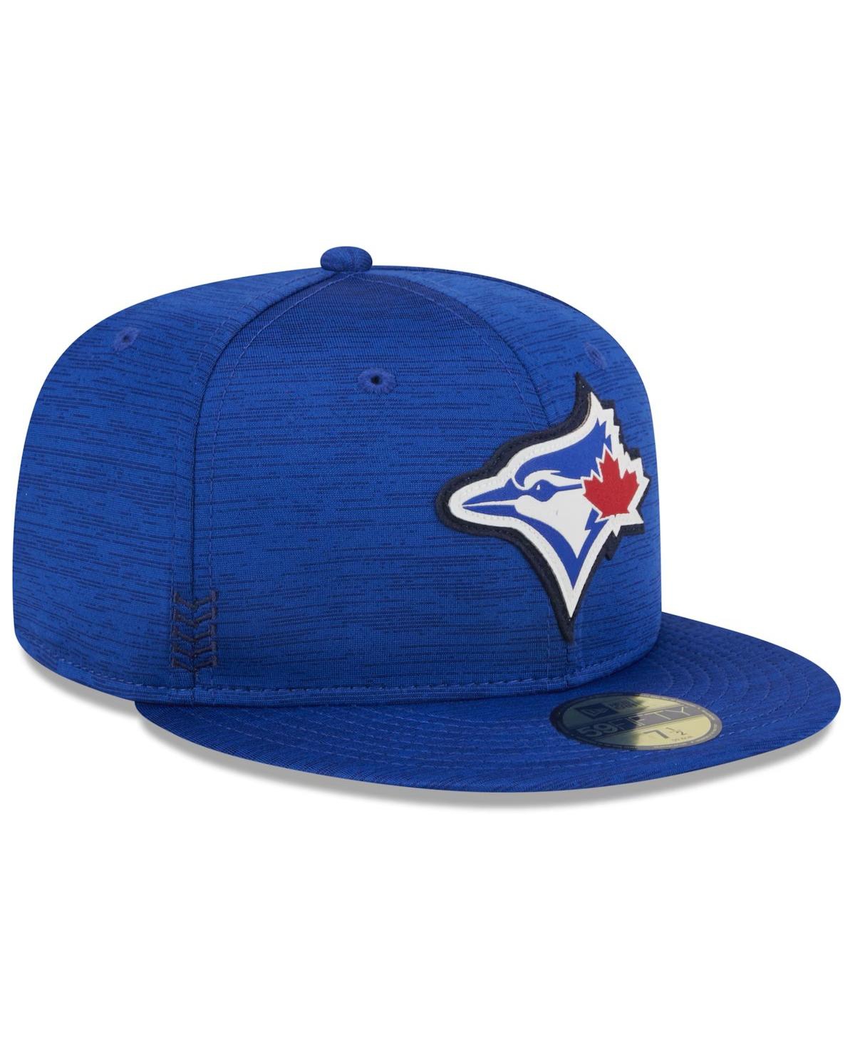 New Era Men's Royal TorontoJays 2024 Clubhouse 59FIFTY Fitted Hat - Blue