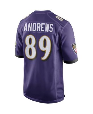 Men's  Mark Andrews Purple Baltimore Ravens Game Jersey