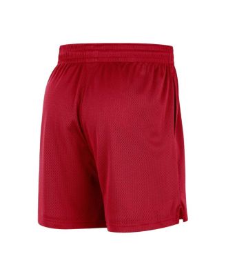 Men's and Women's Red Washington Wizards Warm Up Performance Practice Shorts