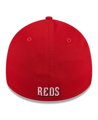 Men's White Cincinnati Reds 2024 Batting Practice 39THIRTY Flex Hat