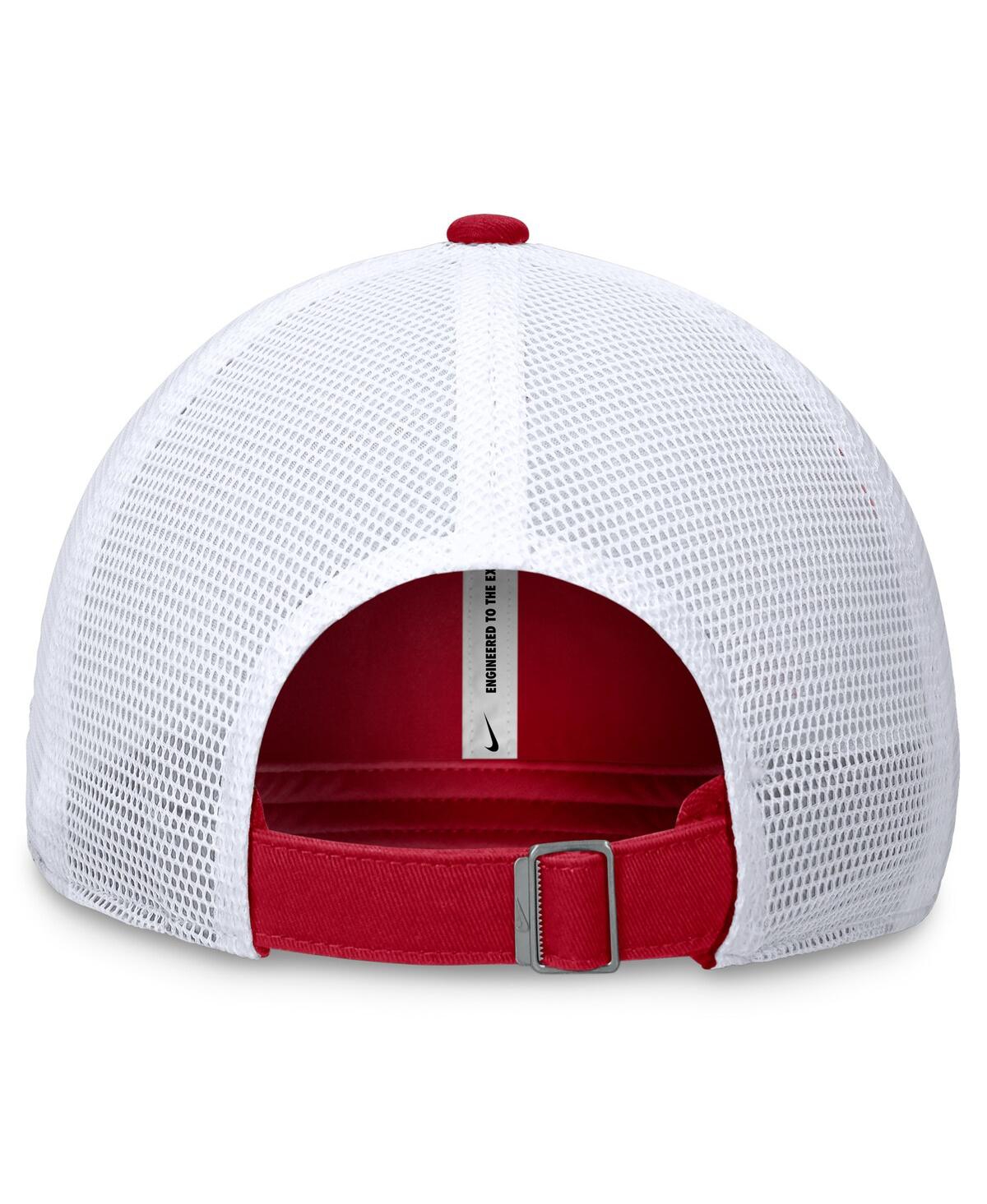 Nike Red Cincinnati Reds Club Trucker Adjustable Hat In Red