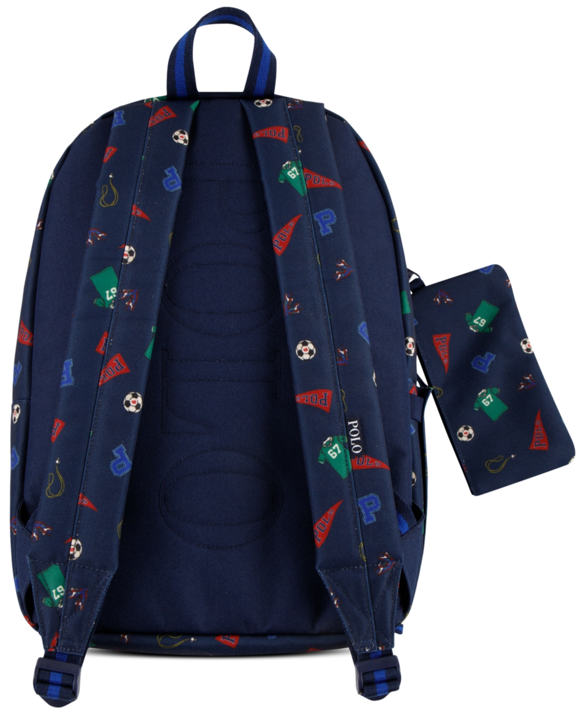 Polo Ralph Lauren Big Boys Backpack, Lunch Box and Pencil Case Combo Set, 3 Piece