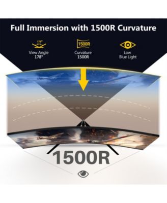 UG27 27 inch 1080P FHD 200Hz 1ms Curved Gaming Monitor, HDMI 2.0, DP 1.4