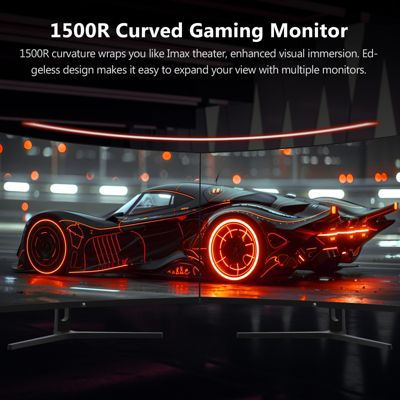 UG32P 32 inch 1080P Full HD 240Hz 1ms Curved Gaming Monitor, 2 x HDMI, 1 x DP