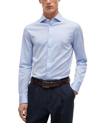 BOSS by Hugo Boss Men's Spread Collar Slim-Fit Dress Shirt - Macy's
