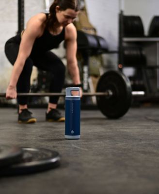 Alpine Flip 'N Sip Insulated, Leakproof Water Bottle with Straw, 20 OZ