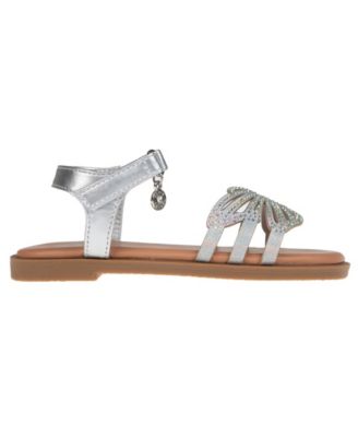 Big Girl's Fashion Sandal with Butterfly Rhinestone Upper Polyurethane Sandals
