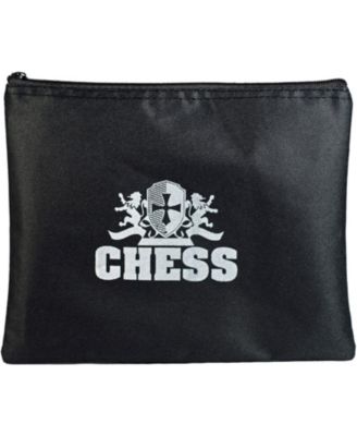 WE Games Tournament Chess Set, Roll-up Board, Weighted Pieces 3.75 in. King
