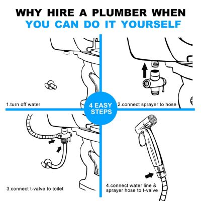 Bidet Sprayer For Toilet, Handheld Cloth Diaper Sprayer