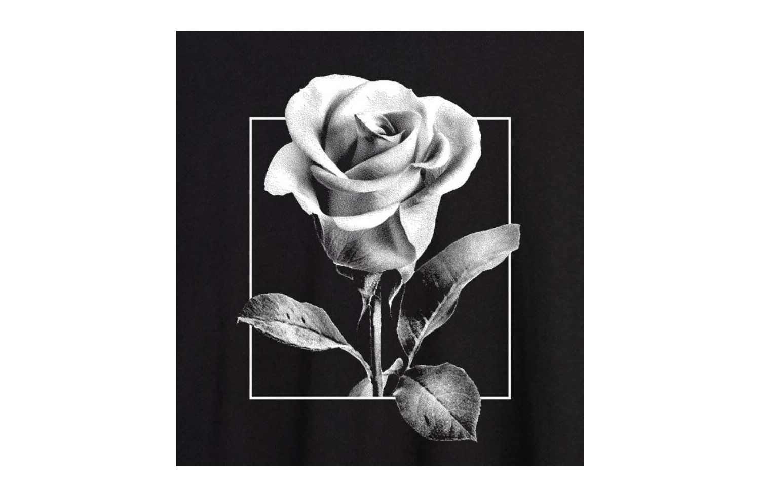 Trendy Juniors Rose Graphic Oversized Tee