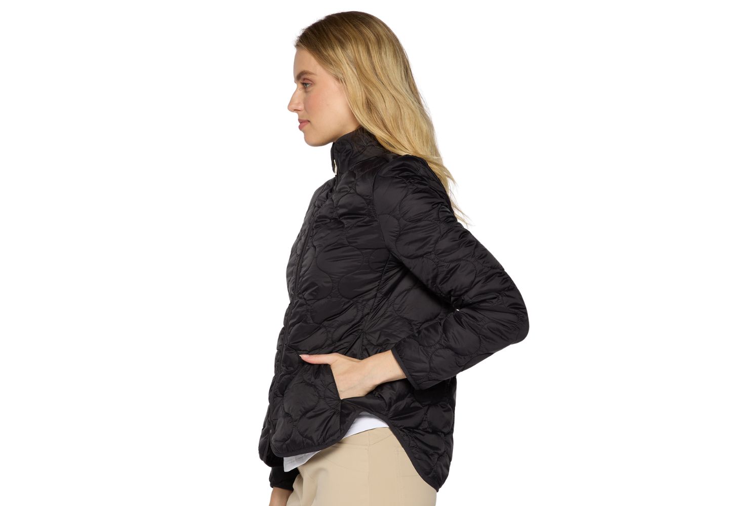 Женская куртка G Lifestyle Clothing Padded, цвет: Чёрный — фото 3