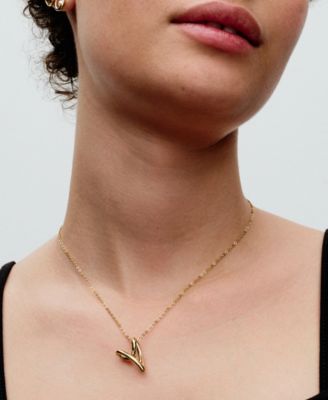 sterling silver Shaped Heart Pendant 27.6 inches Necklace