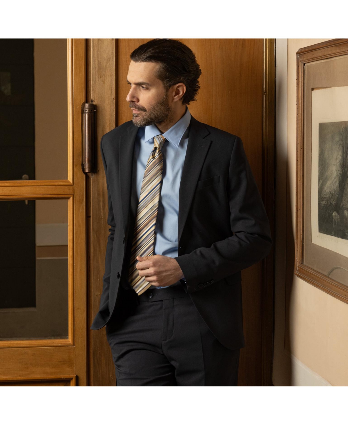 Arezzo - Silk Jacquard Tie for Men - Multi-color