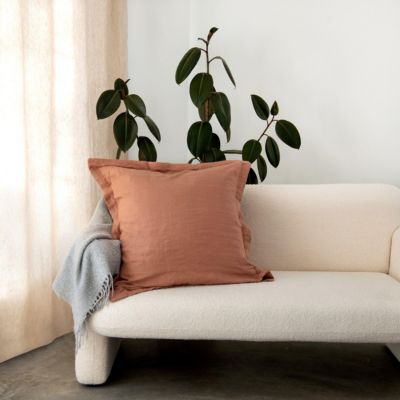 French Linen Flanged Euro Sham