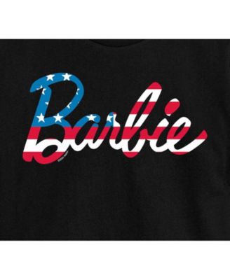 Trendy Juniors Barbie Flag Cropped Tee