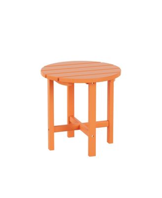 2-Piece Classic Porch Rocking Chair With Side Table Set