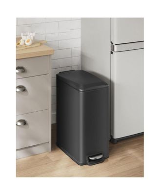 12.7 Gallon Garbage Can For Narrow Spaces With Soft-close Lid