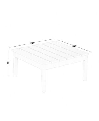 Outdoor Patio Modern Adirondack Coffee Table