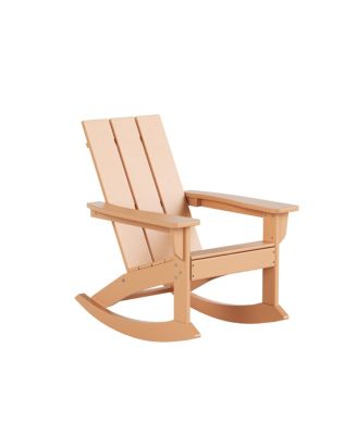 Modern Adirondack Outdoor Rocking Chair