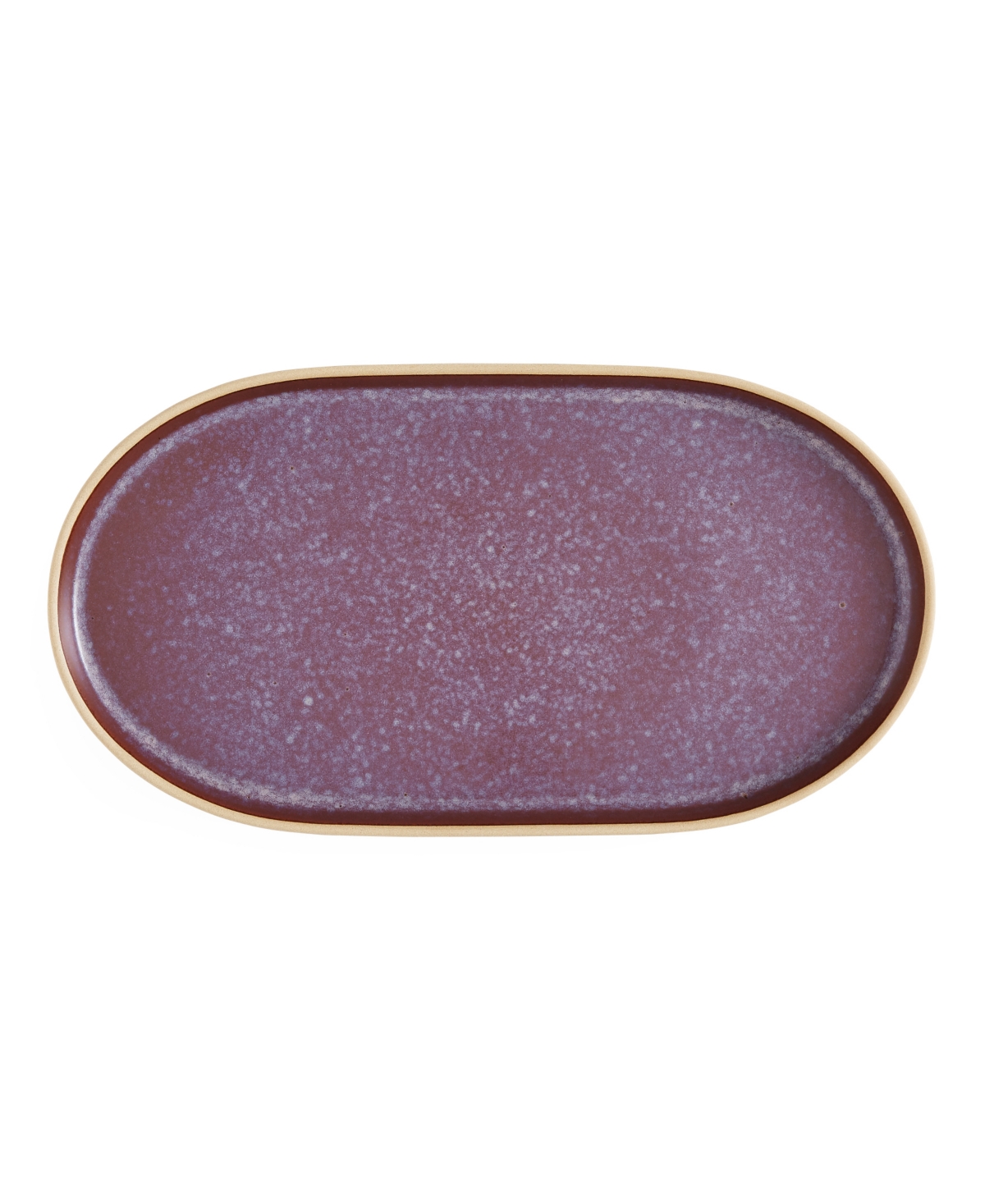Minerals Large Oval Platter - Purple