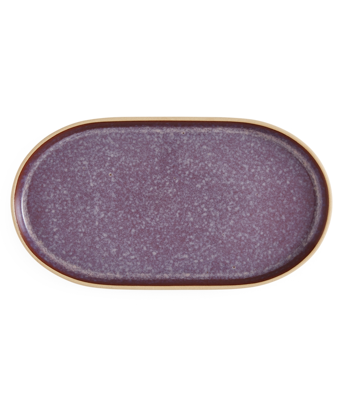 Minerals Medium Oval Platter - Purple