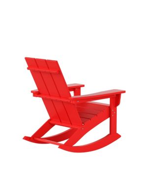 Modern Adirondack Outdoor Rocking Chair Set of 2