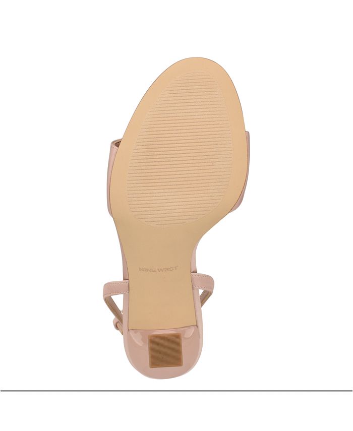Nine West Women's Neve Almond Toe Ankle Strap Dress Sandals - Macy's