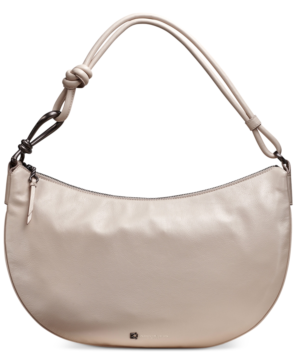 Shop Donna Karan Roslyn Love Knot Shoulder In Sand