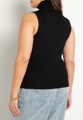 Women's Plus Size Turtleneck Layering Sweater