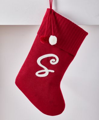 Holiday Lane - Stockings S Initial Stocking