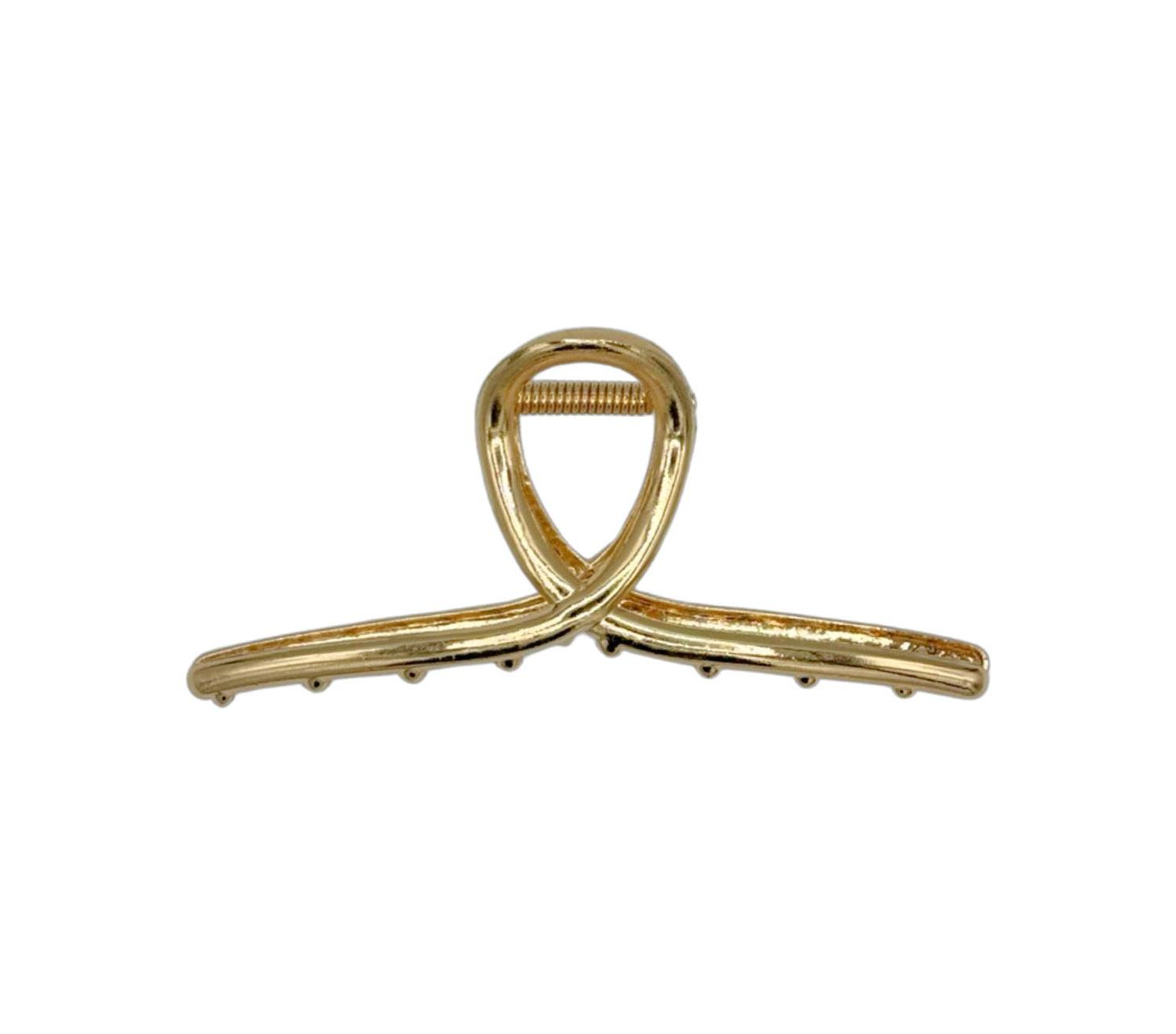 Women s Looped Claw Clip - Gold