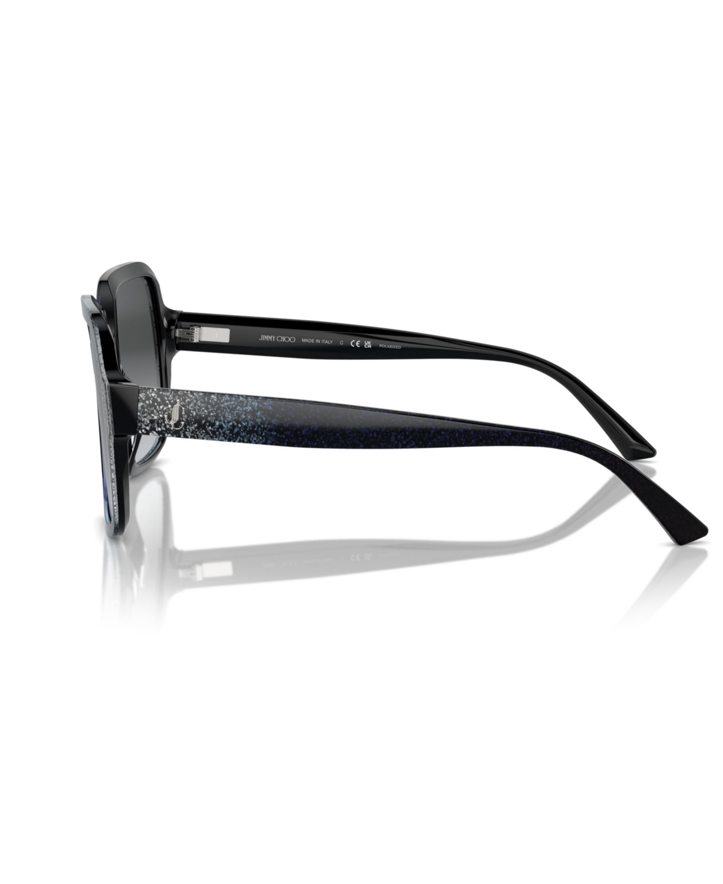 Женские солнцезащитные очки Jimmy Choo Polarized Sunglasses, JC5005, цвет: Чёрный градиентный — фото 2