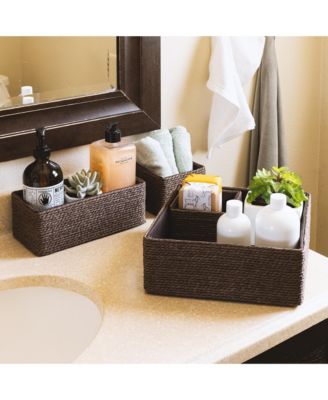 Storage Baskets - Woven Paper Rope Material