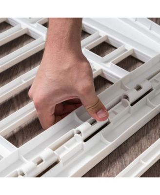 USA 24" Exercise 6-Panel Pet Playpen with Door, Dog Cat Playpen For Puppy Small Dogs Keep Pets Secure Easy Assemble Easy Storing Customizable Non-Skid Rubber Feet, White