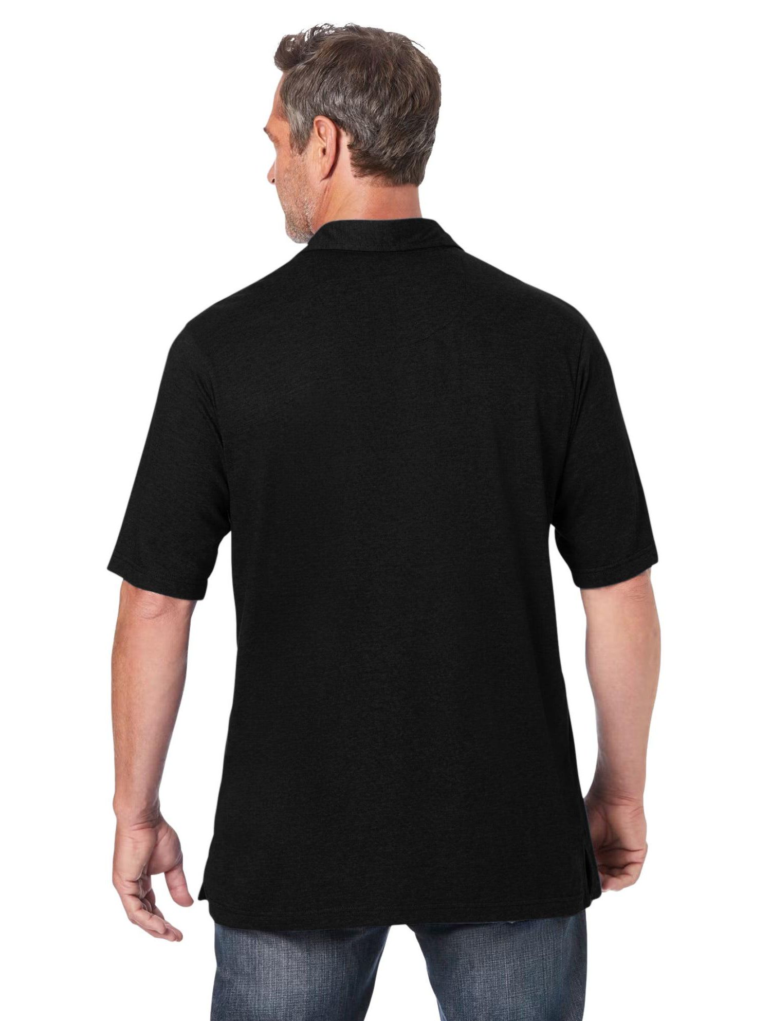 Big & Tall Shrink-Less Lightweight Polo