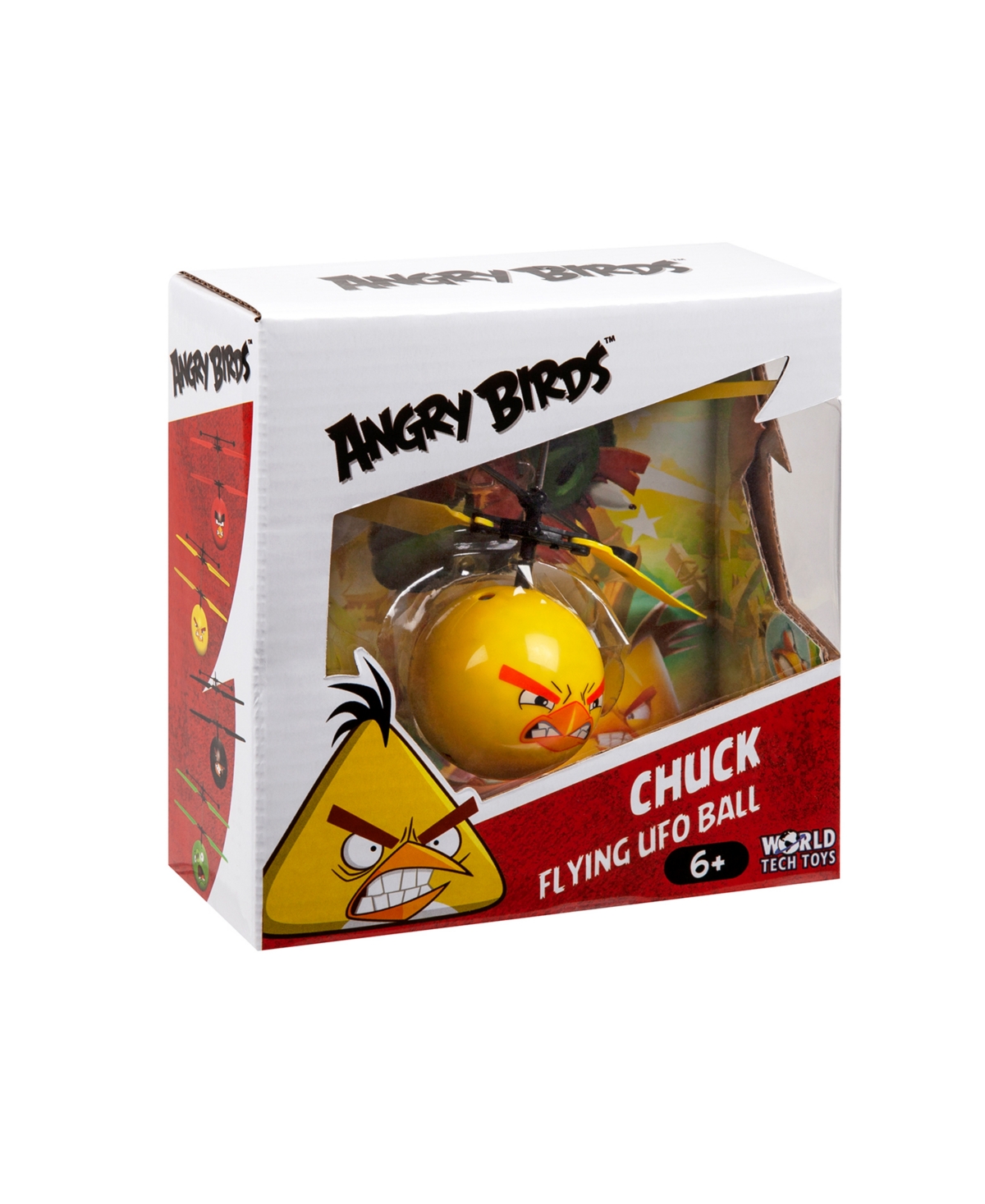World Tech Toys Rovio Angry Birds Movie Chuck Ir Ufo Ball Helicopter In Multi