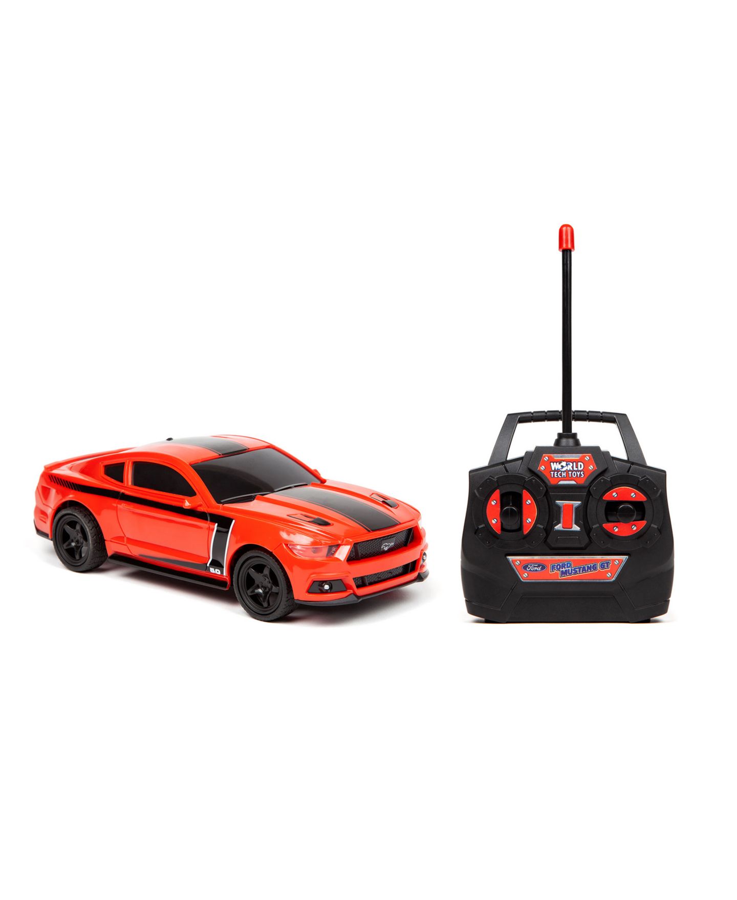 Детская игрушка World Tech Toys 1:24 Licensed Ford Mustang RC Car, цвет: Разноцветный — фото 2