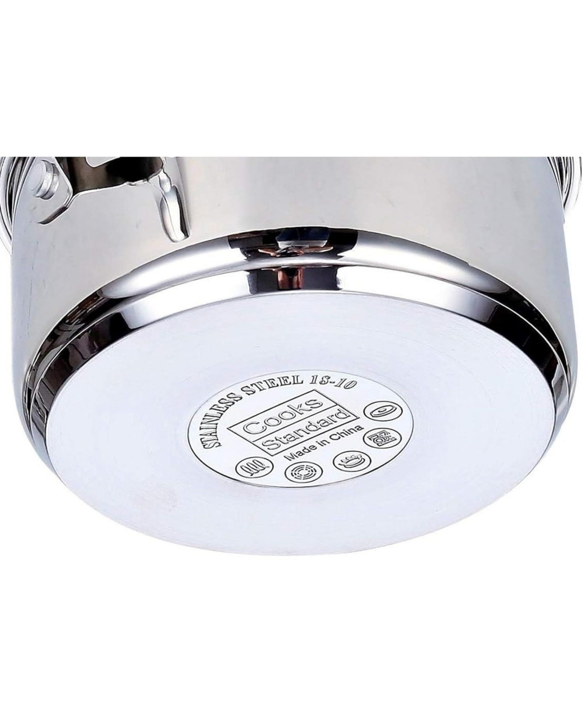 Cooks Standard 20-Quart 18/10 Stainless Steel Classic Deep Cooking Pot Canning Stockpot with Stainless Steel Lid,- Silver